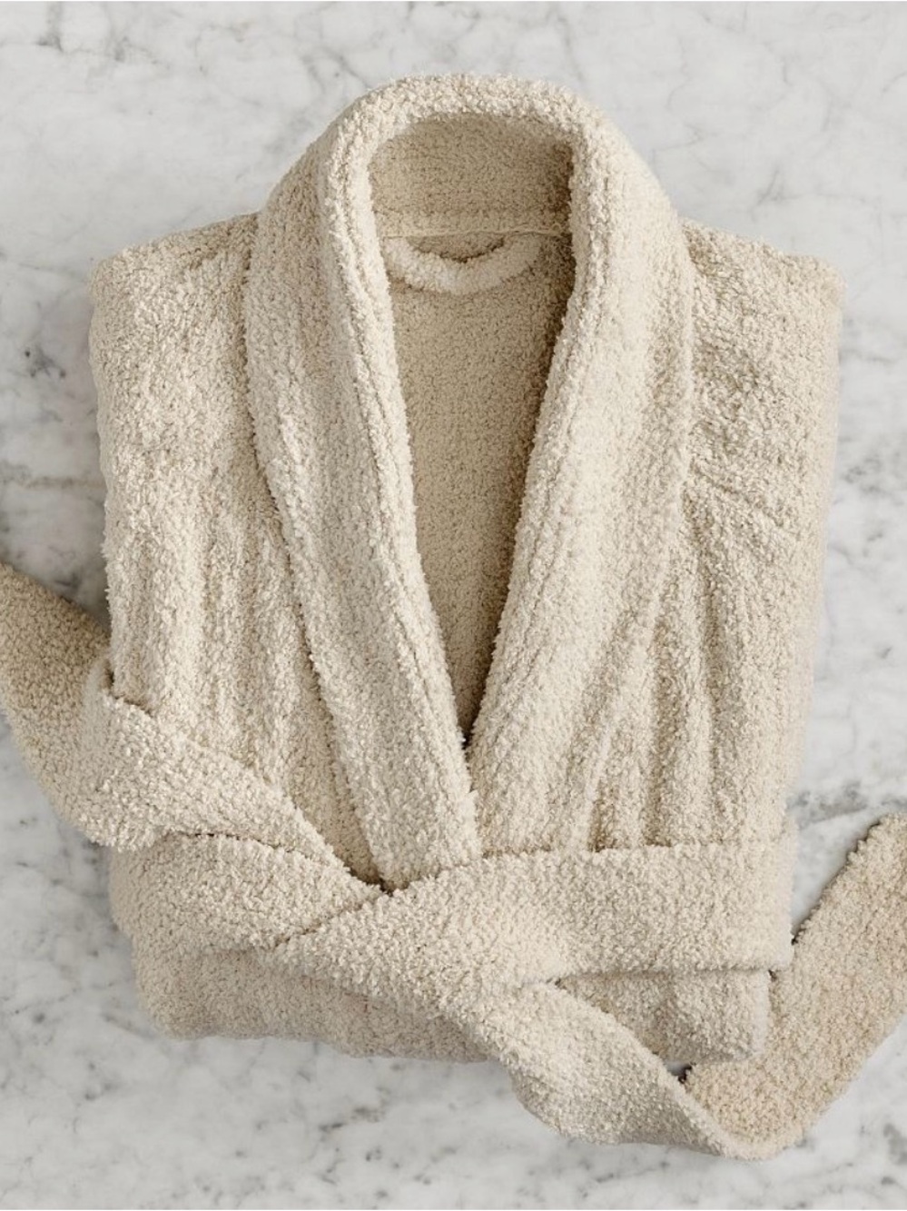 Pottery Barn Cozy Ribbed Plush Robe